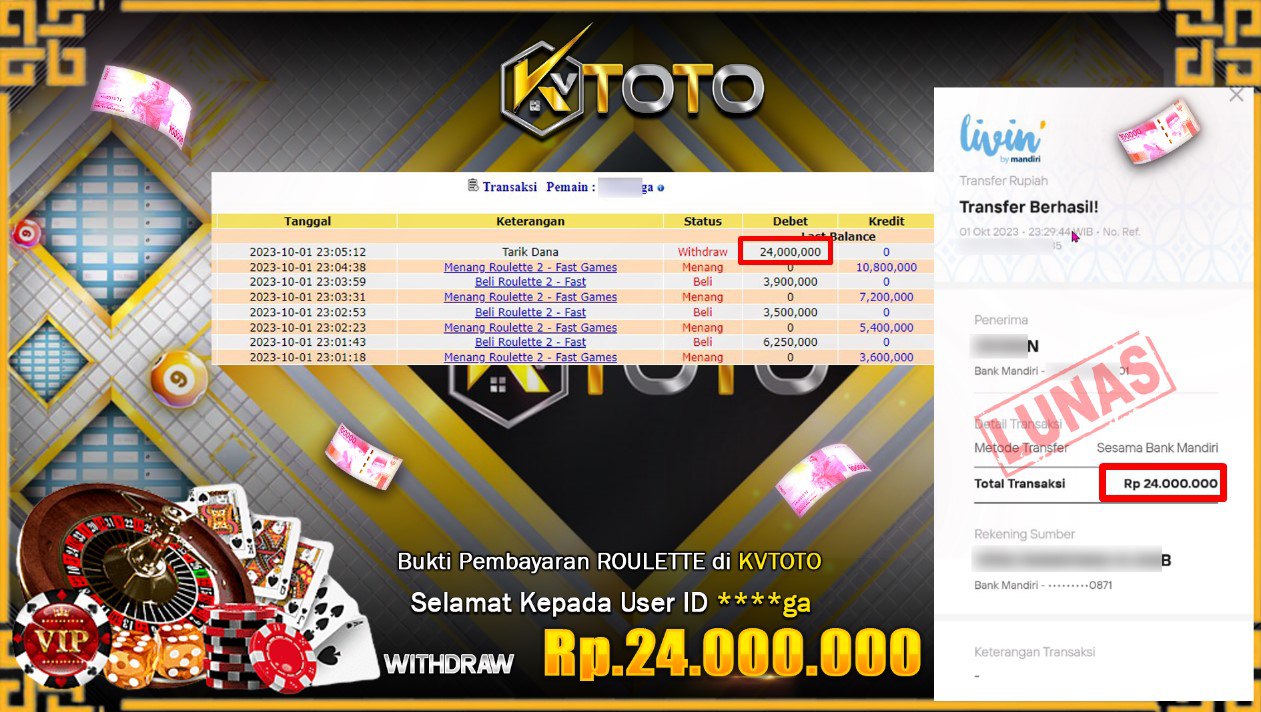 KVTOTO TEMPAT NYA JACKPOT CASINO DI JAMIN BAYAR LUNAS DAN CEPAT !!!